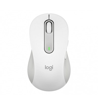 Logitech M650L/Kancelářská/Laserová/Pro leváky/Bezdrátová USB + Bluetooth/Bílá
