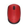 Logitech M171/Kancelářská/Optická/1 000 DPI/Bezdrátová USB/Černá-červená