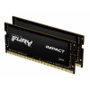 Kingston FURY Impact/SO-DIMM DDR4/32GB/3200MHz/CL20/2x16GB/Black