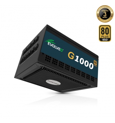 EVOLVEO G1000/1000W/ATX 3.0/80PLUS Gold/Modular