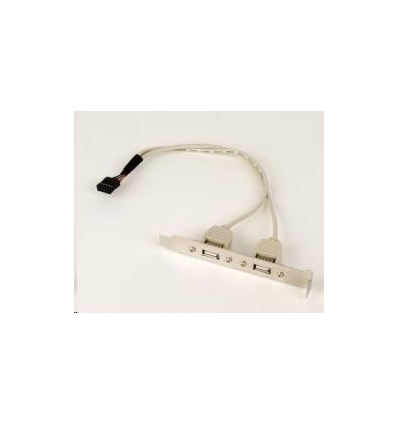 GEMBIRD záslepka s 2x USB 2.0