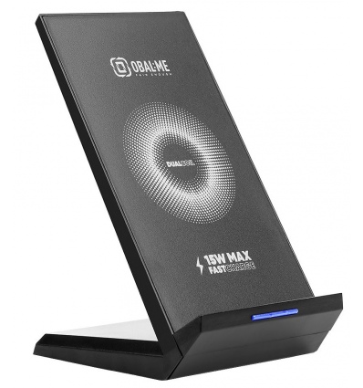 OBAL:ME StandCharger Bezdrátový Nabíjecí Stojánek na Stůl 15W Black