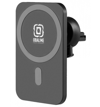OBAL:ME MagNetix Plate Bezdrátový Nabíjecí Držák do Auta 15W Black