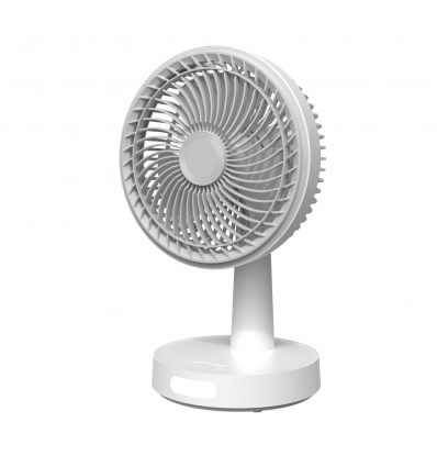 Platinet PRDF0536 stolní ventilátor 16 cm, funkce nočního osvětlení, oscilace, akumulátor 3000 mAh,