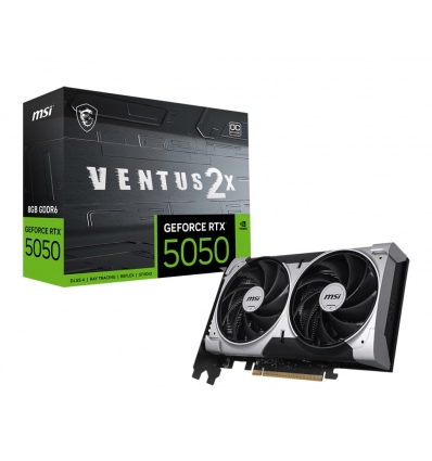 MSI GeForce RTX 5050 VENTUS 2X/OC/8GB/GDDR6