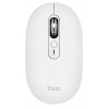 Trust Seron Slim/Kancelářská/Optická/3 200 DPI/USB+BT/Bílá