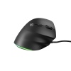 Vertikální myš Natec CRAKE 2 PRO/Vertikální/Optická/Pro praváky/12 400 DPI/Drátové USB-A/Černá
