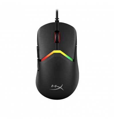 HyperX Pulsefire Saga/Herní/Optická/Pro praváky/26 000 DPI/Drátové USB-A/Černá