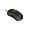 HyperX Pulsefire Saga/Herní/Optická/Pro praváky/26 000 DPI/Drátové USB-A/Černá