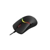 HyperX Pulsefire Saga/Herní/Optická/Pro praváky/26 000 DPI/Drátové USB-A/Černá