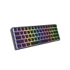 Genesis herní klávesnice THOR 660 G2/Gateron Red/USB+BT/US layout/Černá