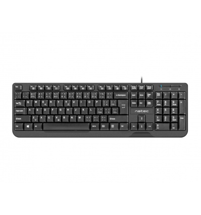 Natec Trout/Drátová USB/CZ-SK layout/Černá