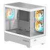 GIGABYTE C201 PANORAMIC ICE/Midi Tower/Transpar./Bílá