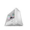 Počítačová skříň Genesis IRID 503 ARGB LITE/Mini Tower/Transpar./Bílá