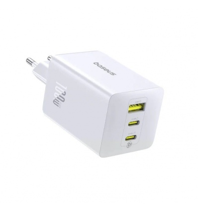 Baseus EnerFill FE11 Fast Nabíječka USB-A + USB-C + USB-C 100W Moon White