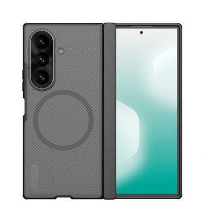 Nillkin Super Frosted FOLD Magnetic Zadní Kryt pro Samsung Galaxy Z Fold 8 Ultra Transparent Black