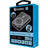 Sandberg Mag Wireless Powerbank 10000 mAh ALU, černá