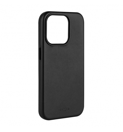 FIXED MagLeather kožený kryt iPhone 15PM, černý