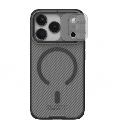 Nillkin CamShield PRO Magnetic Zadní Kryt pro Apple iPhone 17 Pro/18 Pro Transparent Black