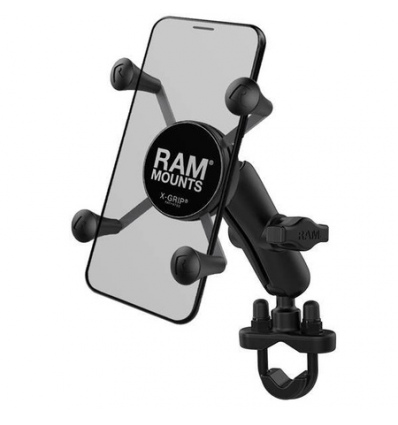 RAM sestava - malý držák X-Grip se středním ramenem a úchytem U-Bolt na průměr 0,50 "až 1,25"