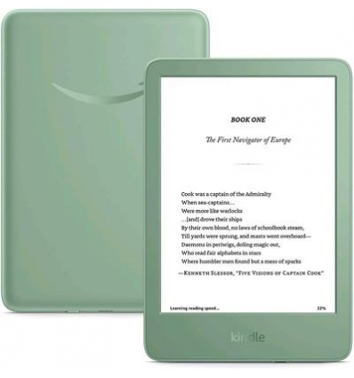 E-book Amazon Kindle Touch 2024 (16 GB), matcha, s reklamou