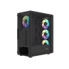 PC skříň Fury SHOBO SH8F, ARGB , Midi Tower, Černá