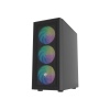 PC skříň Fury SHOBO SH8F, ARGB , Midi Tower, Černá