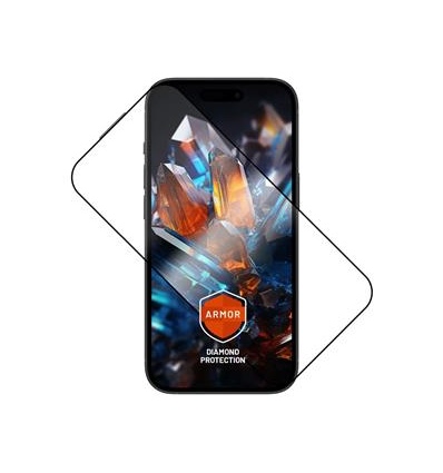 FIXED Armor s aplikátorem pro Apple iPh 15+, černé