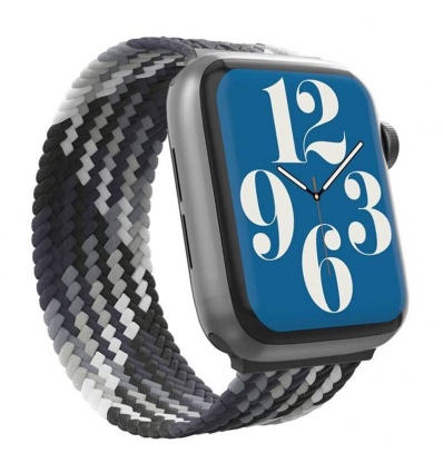 GEAR4 Řemínek Apple Watch 41/40/38mm SM šedá/melír