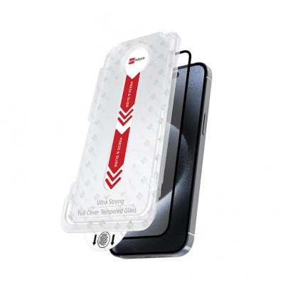 ER POWER Ochrané sklo FC iPhone 16 Plus 6,7" Easy Install