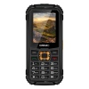 EVOLVEO StrongPhone Q1, IP68 odolný Dual SIM telefon, 2,4"LCD, 1800mAh, černo-oranžový