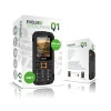 EVOLVEO StrongPhone Q1, IP68 odolný Dual SIM telefon, 2,4"LCD, 1800mAh, černo-oranžový