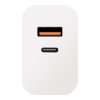 OBAL:ME Cestovní Nabíječka USB-A + USB-C 25W White