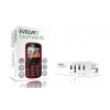 EVOLVEO EasyPhone XS, mobilní telefon pro seniory, červený