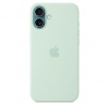 iPhone 16 Plus Silicone Case w MS - Aquamarine /SK