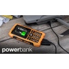 EVOLVEO StrongPhone H1, IP68 odolný Dual SIM telefon, 2,8"LCD, 5000mAh, Powerbanka, oranžový