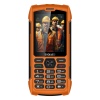 EVOLVEO StrongPhone H1, IP68 odolný Dual SIM telefon, 2,8"LCD, 5000mAh, Powerbanka, oranžový