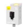 Baseus nabíječka do sítě Compact 3xUSB 17W černá