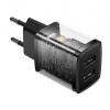 Baseus nabíječka do sítě Compact 2xUSB 10,5W černá