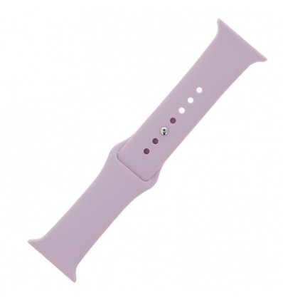 Silikonový řemínek M/L pro Apple Watch 38/40/41 mm pudrově růžový