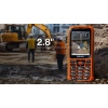 EVOLVEO StrongPhone Z6, IP68 odolný Dual SIM telefon, 2,8"LCD, 4000mAh, Powerbanka,, oranžový