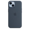 iPhone 14 Silicone Case with MS - Storm Blue / SK