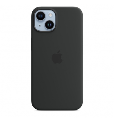 iPhone 14 Silicone Case with MS - Midnight / SK
