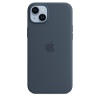 iPhone 14+ Silicone Case with MS - Storm Blue / SK