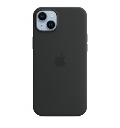 iPhone 14+ Silicone Case with MS - Midnight / SK