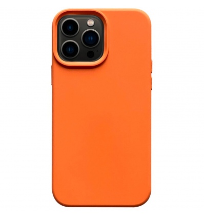 ER POWER Silikonový kryt CARNEVAL SNAP pro iPhone 14 Pro s MagSafe - oranžová