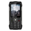 EVOLVEO StrongPhone H1, IP68 odolný Dual SIM telefon, 2,8"LCD, 5000mAh, Powerbanka, černo-stříbrný