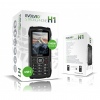 EVOLVEO StrongPhone H1, IP68 odolný Dual SIM telefon, 2,8"LCD, 5000mAh, Powerbanka, černo-stříbrný
