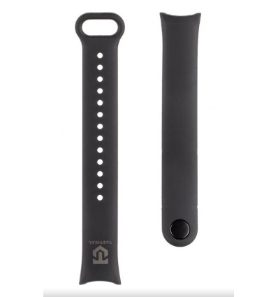Tactical 846 Silikonový Řemínek pro Xiaomi Smart Band 8/9/10 Black