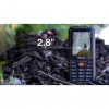 EVOLVEO StrongPhone Z6, IP68 odolný Dual SIM telefon, 2,8"LCD, 4000mAh, Powerbanka, černo-oranžový